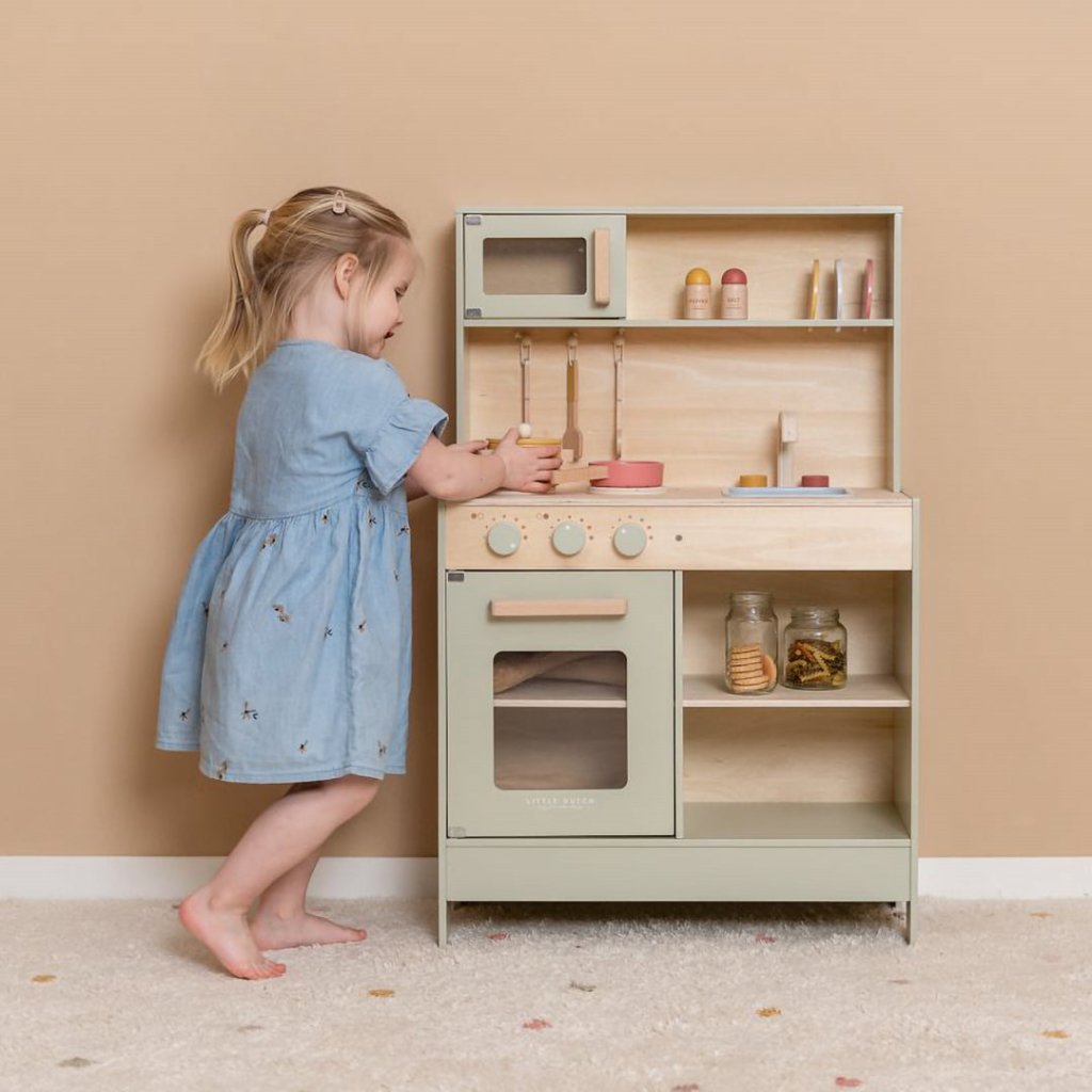 Bambinista-LITTLE DUTCH-Toys-LITTLE DUTCH Kitchen Mint FSC