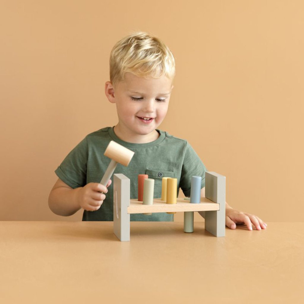 Bambinista-LITTLE DUTCH-Toys-LITTLE DUTCH LD Wooden doll stroller FSC