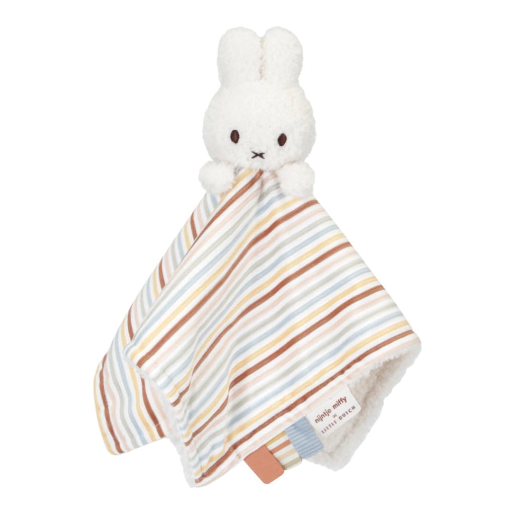 Bambinista-LITTLE DUTCH-Toys-LITTLE DUTCH Miffy Cuddle Cloth - Vintage Sunny Stripes