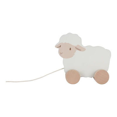 Bambinista-LITTLE DUTCH-Toys-LITTLE DUTCH Pull Along Sheep Little Farm FSC