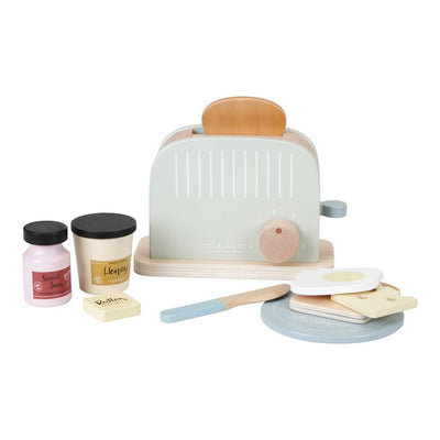 Bambinista-Little Dutch-Toys-Little Dutch Wooden Toaster Set Fsc