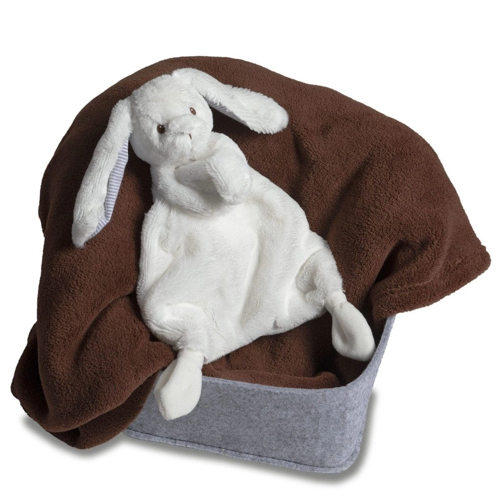 Bambinista-MARY MEYER-Toys-Mary Meyer Silky Bunny Lovey White