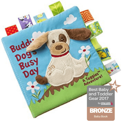 Bambinista-MARY MEYER-Toys-Taggies Buddy Dog Soft Book