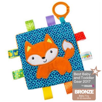 Bambinista-MARY MEYER-Toys-Taggies Crinkle Me Fox – 6×6″