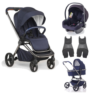 Bambinista-MEE-GO-Travel-MEE-GO Pure 2in1 Stroller with Cosmo i-Size Car Seat - True Blue