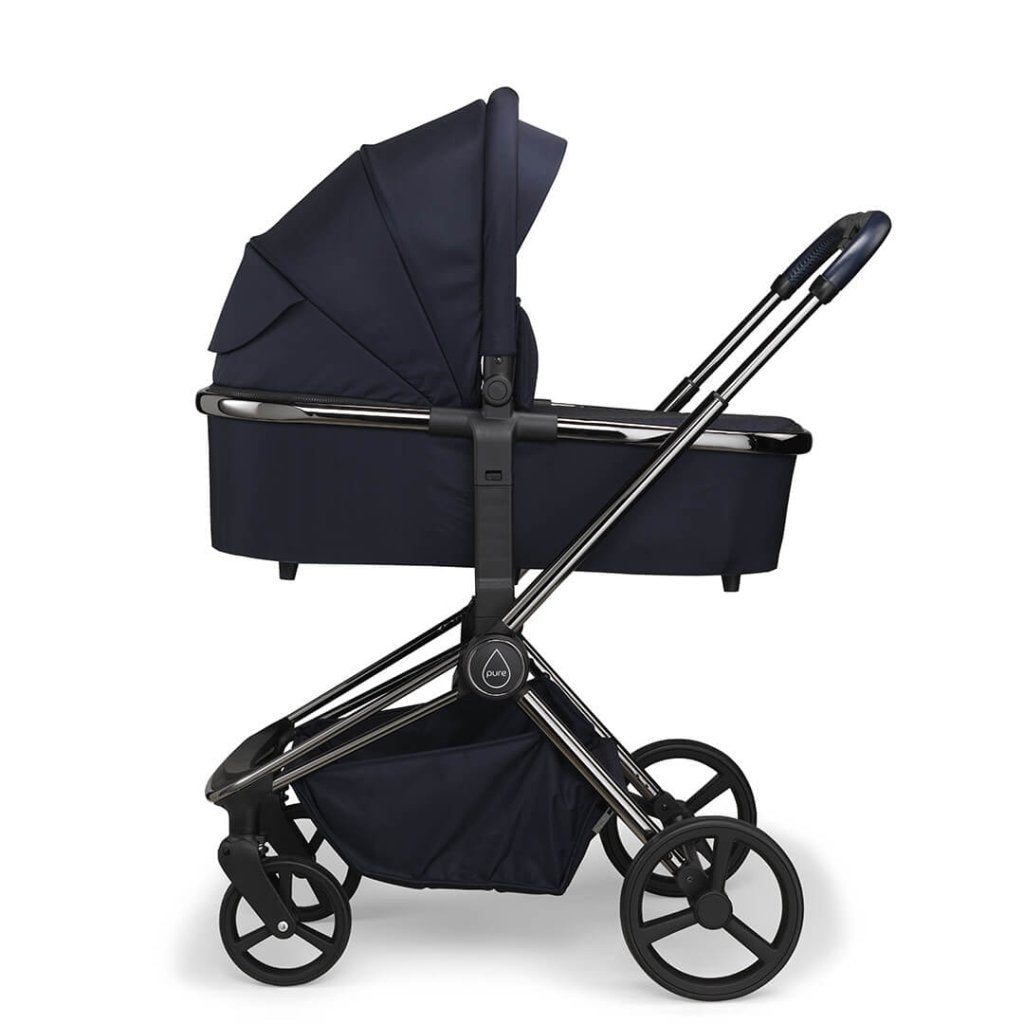 Bambinista-MEE-GO-Travel-MEE-GO Pure Pushchair with Carrycot & Accessories - True Blue