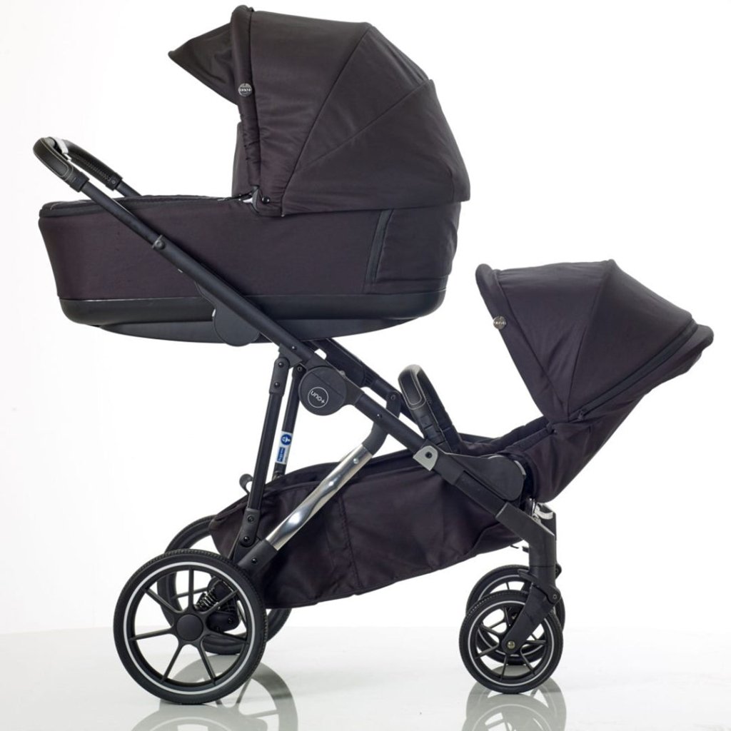 Bambinista-MEE-GO-Travel-MEE-GO Uno Plus 2in1 Stroller with Cosmo i-Size Car Seat - Black/Chrome