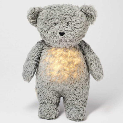 Bambinista-MOONIE-Toys-Moonie Humming Bear Nightlight - Mineral Grey