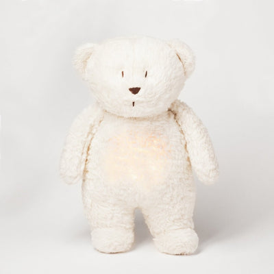 Bambinista-MOONIE-Toys-MOONIE Organic Humming Bear Nightlight - Polar