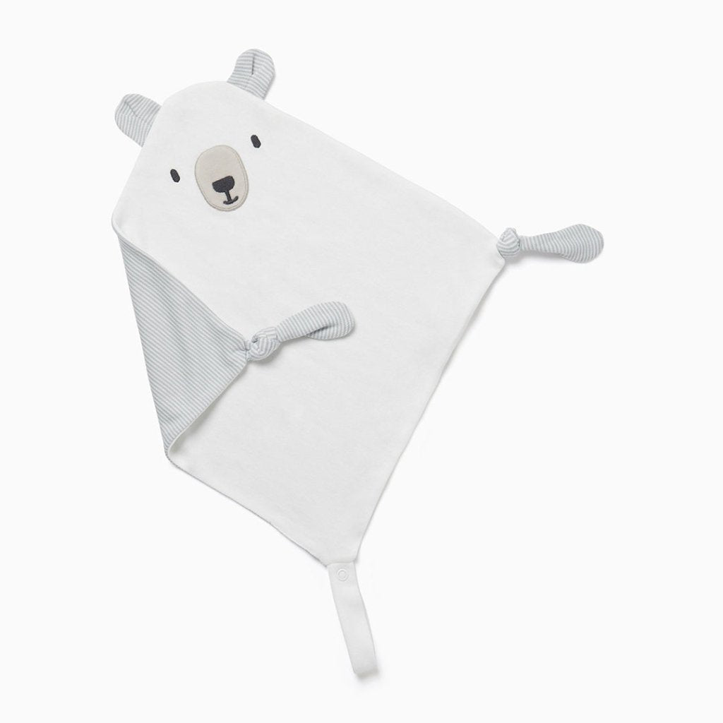 Bambinista-MORI-Accessories-MORI Bear Comforter - Blue Stripe