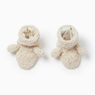 Bambinista-MORI-Accessories-MORI Teddy Booties Taupe