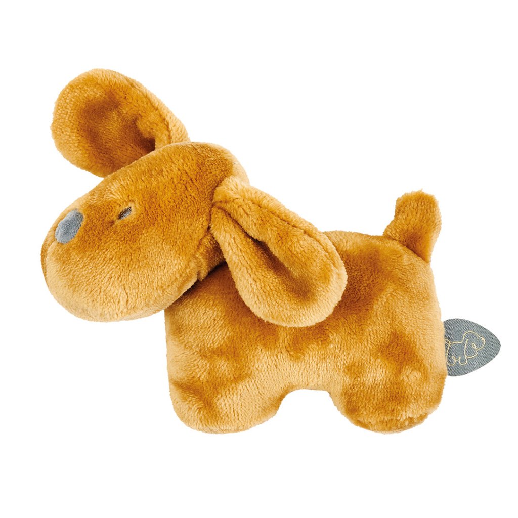 Bambinista-NATTOU-Toys-NATTOU Charlie - Rattle Flannel Caramel