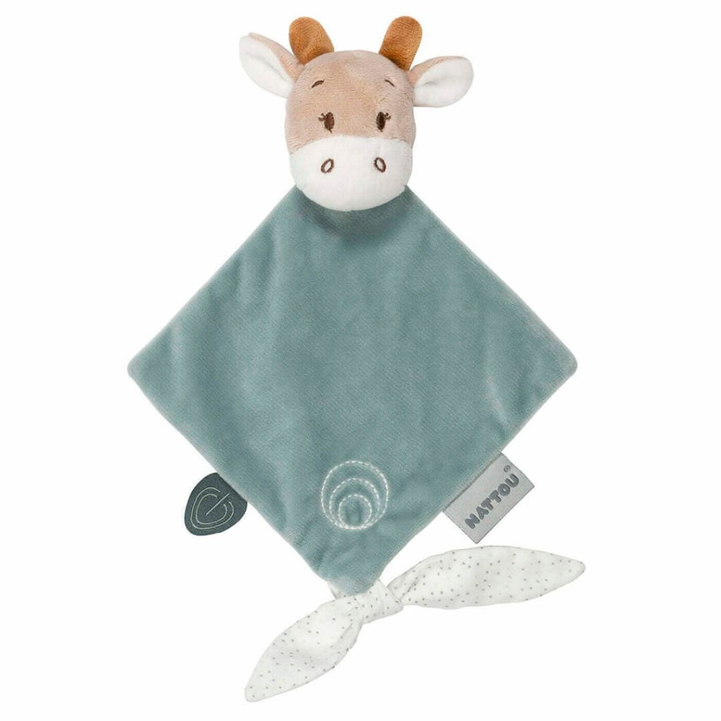 Bambinista-NATTOU-Toys-NATTOU Luna and Axel - Mini Doudou Luna the Giraffe
