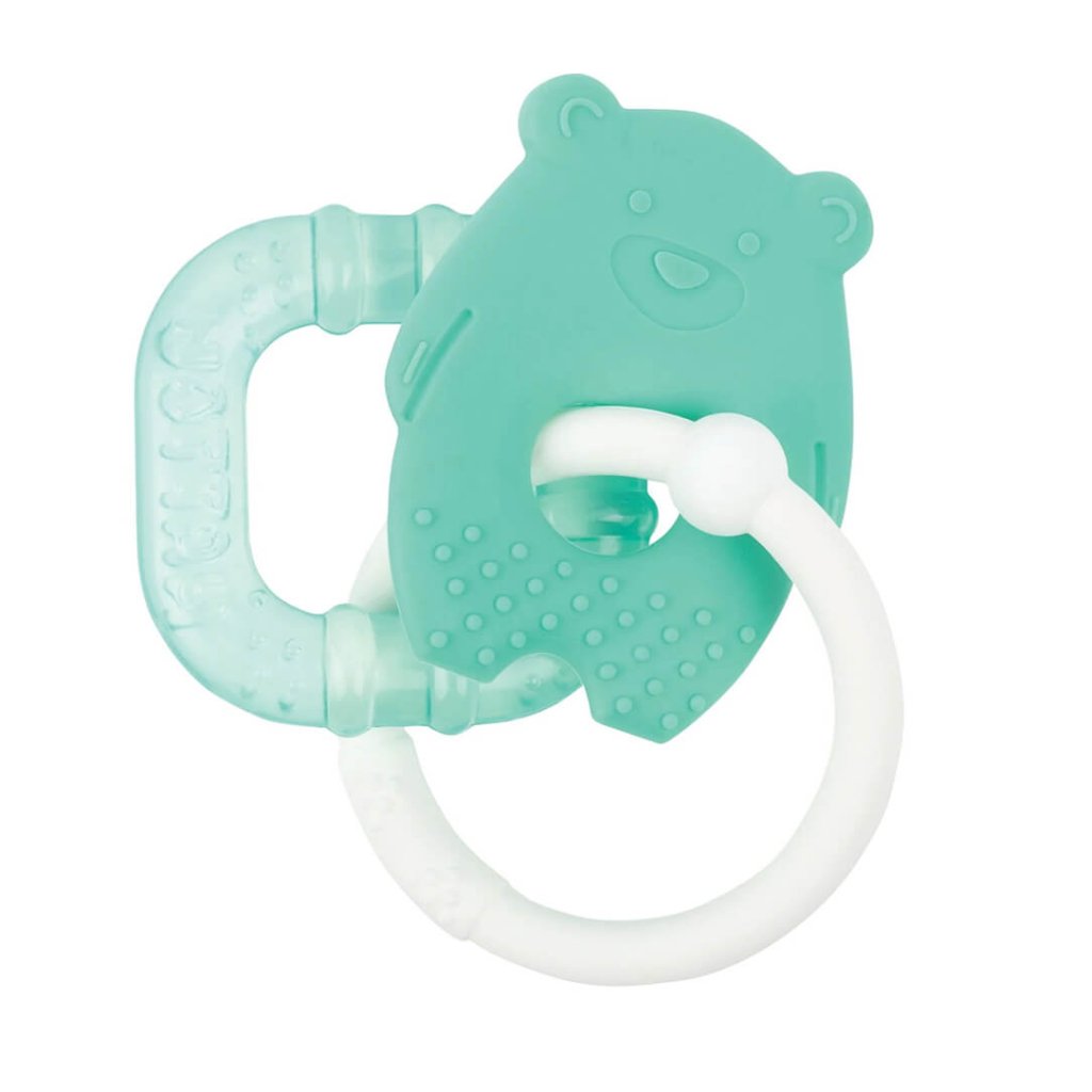 Bambinista-NATTOU-Toys-NATTOU Silicone - Cooling Teether Green