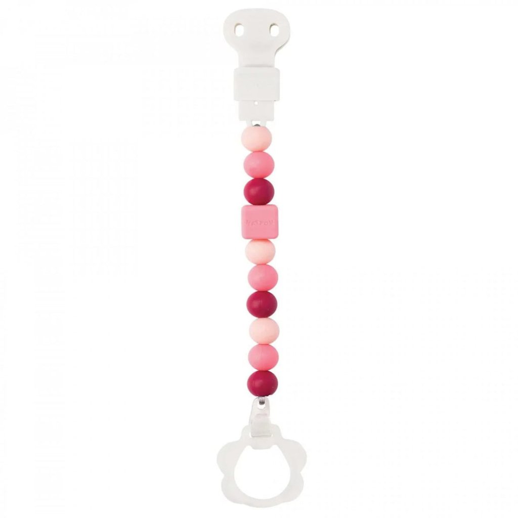 Bambinista-NATTOU-Toys-NATTOU Silicone Pacifinder Coral