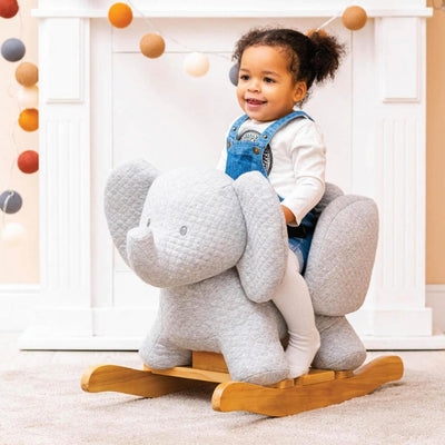 Bambinista-NATTOU-Toys-NATTOU Tembo - Cotton Elephant Rocker