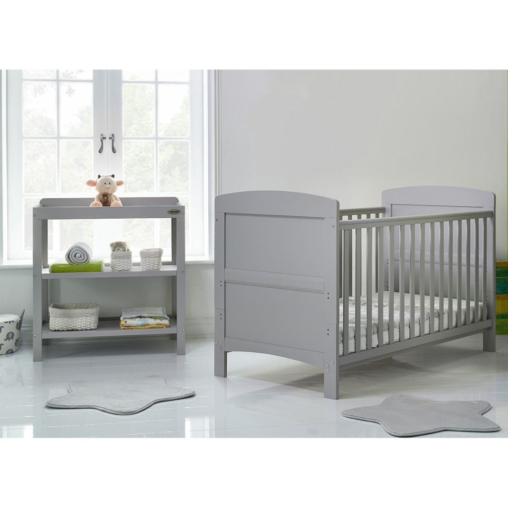 Bambinista-OBABY-Home-OBABY Grace 2 Piece Room Set - Warm Grey