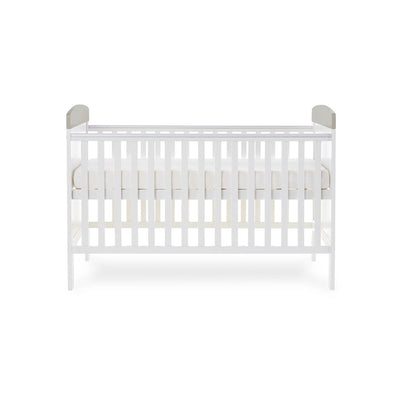 Bambinista-OBABY-Home-OBABY Grace Inspire Cot Bed Hello World Koala - Grey
