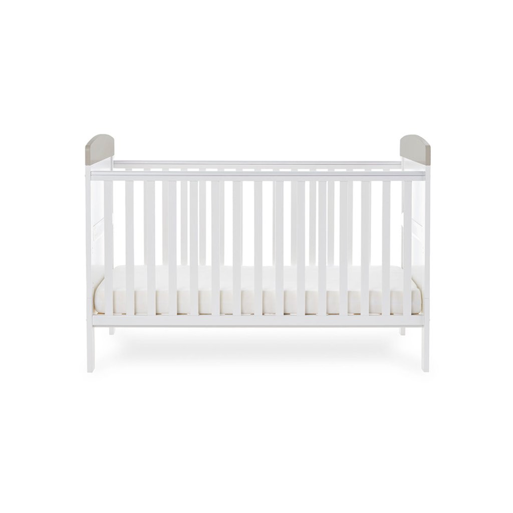 Bambinista-OBABY-Home-OBABY Grace Inspire Cot Bed Hello World Koala - Grey