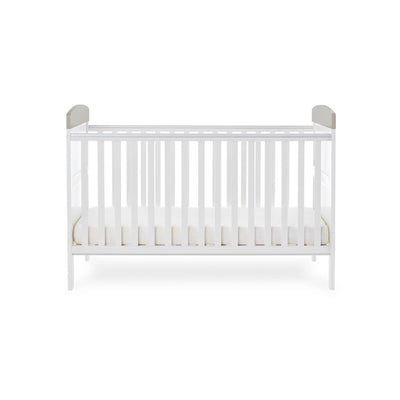 Bambinista-OBABY-Home-OBABY Grace Inspire Cot Bed Hello World Koala - Grey