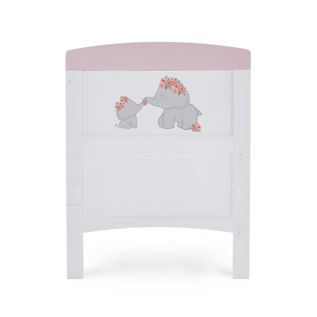 Bambinista-OBABY-Home-OBABY Grace Inspire Cot Bed Me & Mini Me Elephants