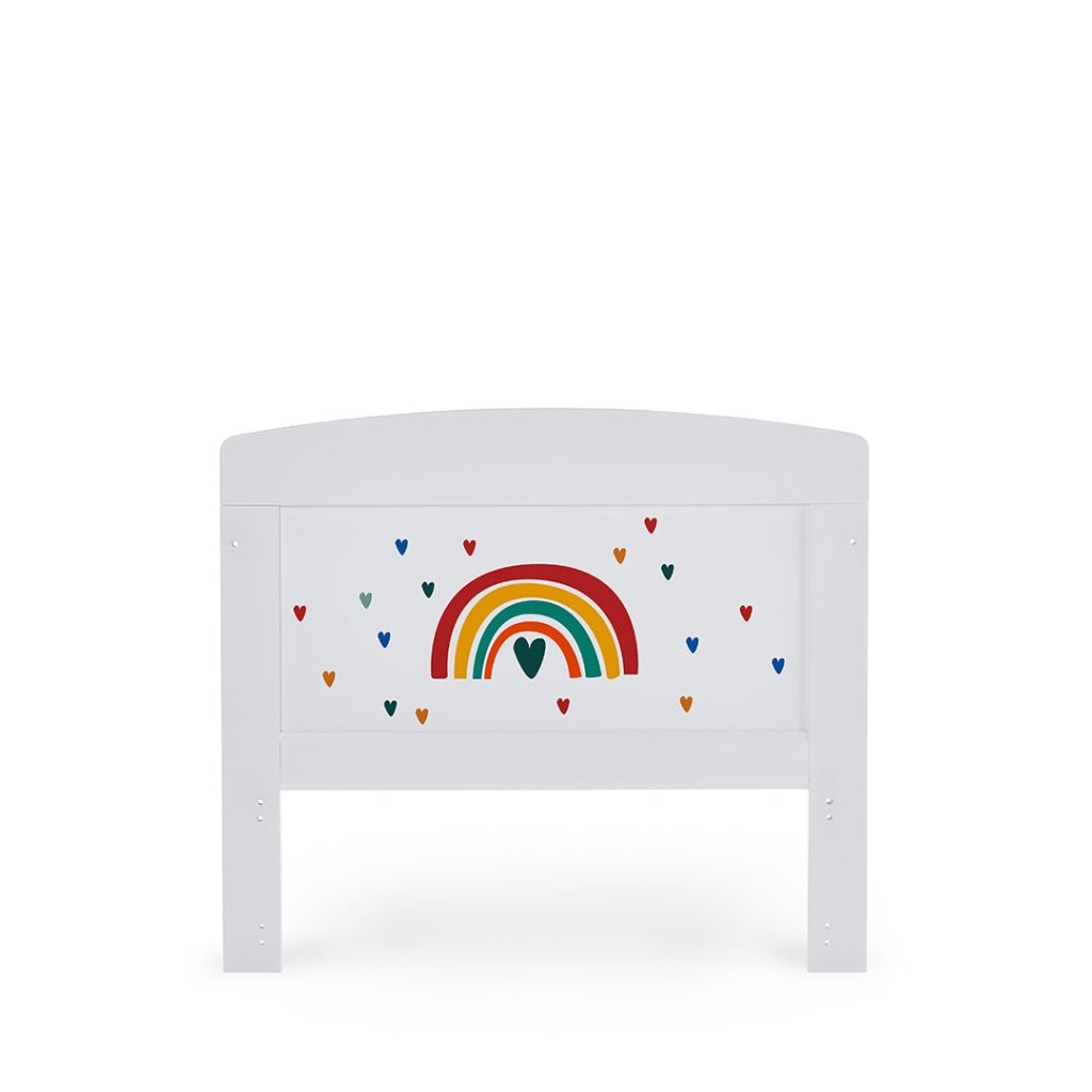 Bambinista-OBABY-Home-OBABY Grace Inspire Cot Bed Rainbow - Multicolour