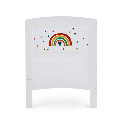 Bambinista-OBABY-Home-OBABY Grace Inspire Cot Bed Rainbow - Multicolour