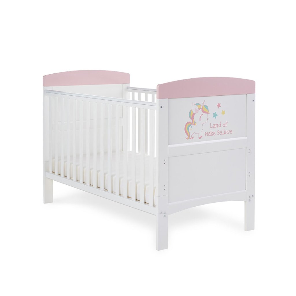 Bambinista-OBABY-Home-OBABY Grace Inspire Cot Bed Unicorn