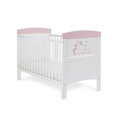 Bambinista-OBABY-Home-OBABY Grace Inspire Cot Bed Unicorn