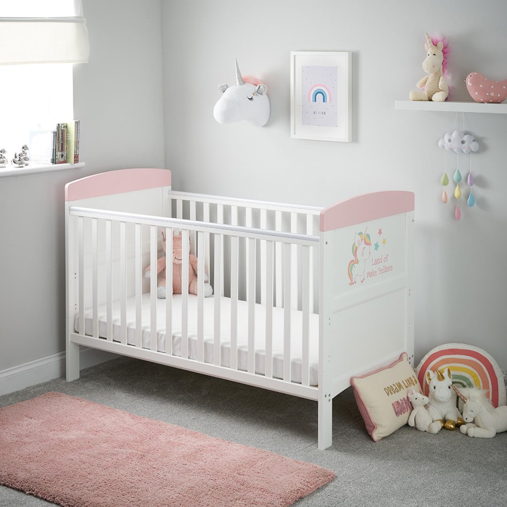 Bambinista-OBABY-Home-OBABY Grace Inspire Cot Bed Unicorn