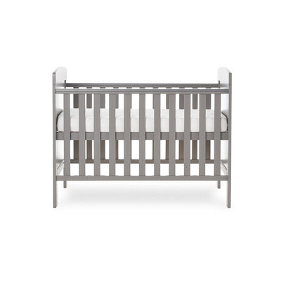 Bambinista-OBABY-Home-OBABY Grace Mini Cot Bed - Taupe Grey
