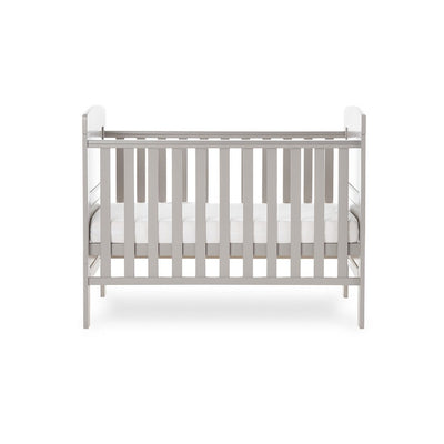 Bambinista-OBABY-Home-OBABY Grace Mini Cot Bed - Warm Grey
