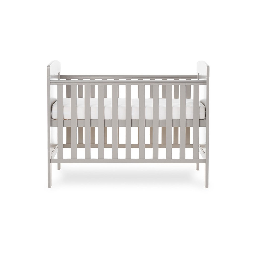 Bambinista-OBABY-Home-OBABY Grace Mini Cot Bed - Warm Grey