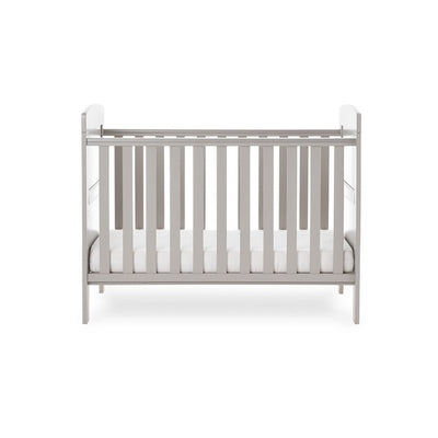 Bambinista-OBABY-Home-OBABY Grace Mini Cot Bed - Warm Grey