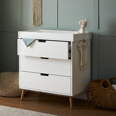 Bambinista-OBABY-Home-OBABY Maya Changing Unit - White with Natural