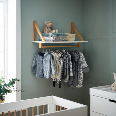 Bambinista-OBABY-Home-OBABY Maya Shelf - White with Natural