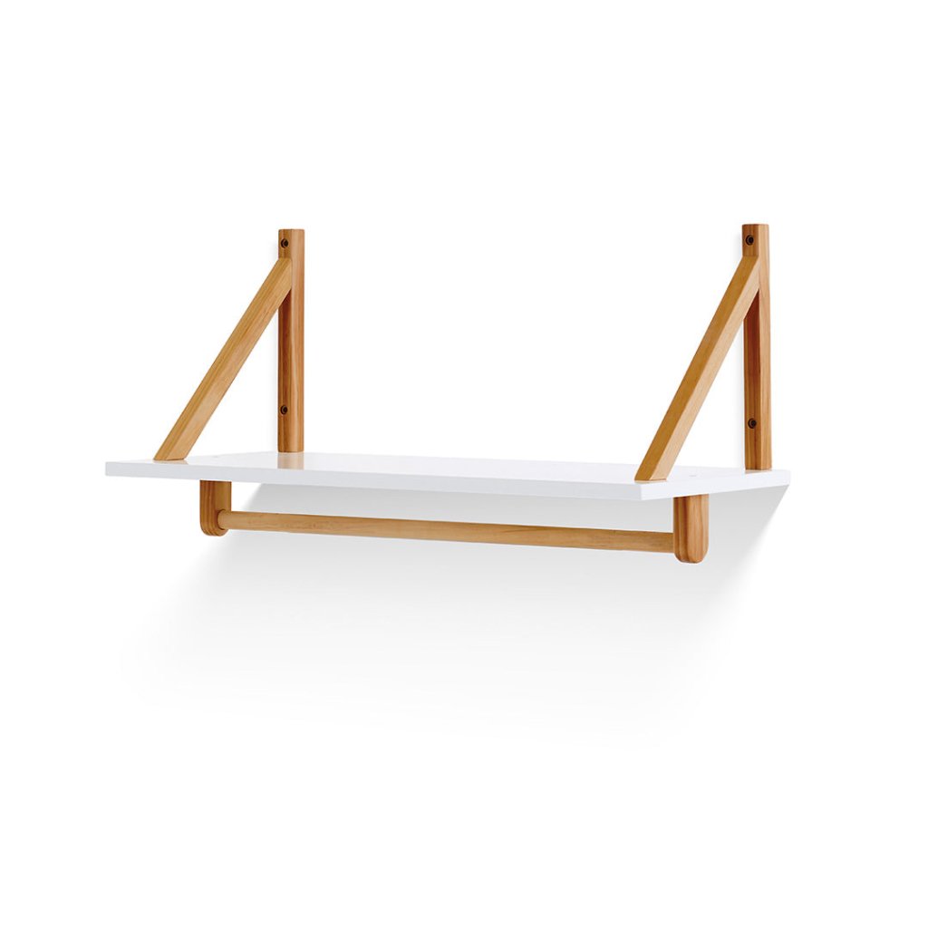 Bambinista-OBABY-Home-OBABY Maya Shelf - White with Natural