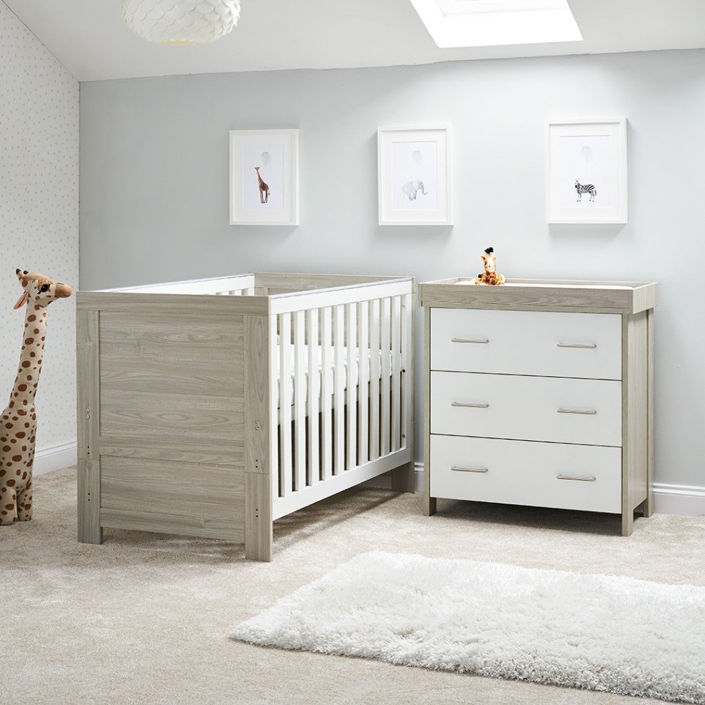 Bambinista-OBABY-Home-OBABY Nika 2 Piece Room Set - Grey Wash & White