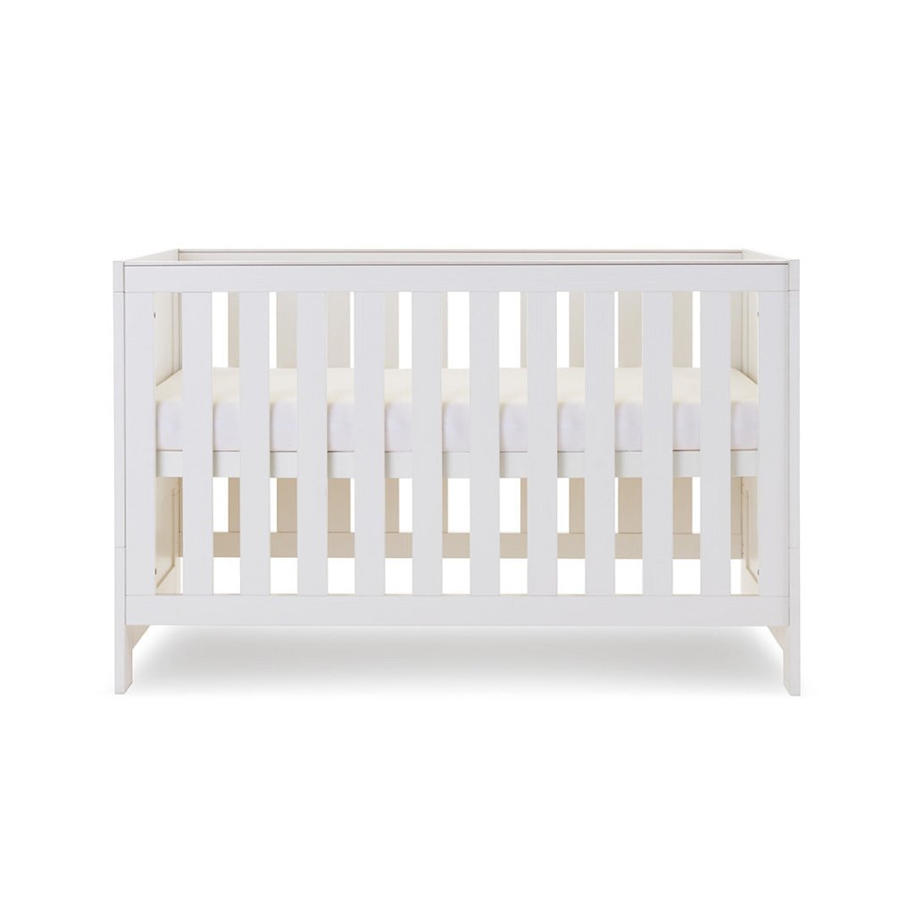 Bambinista-OBABY-Home-OBABY Nika Cot Bed - White Wash