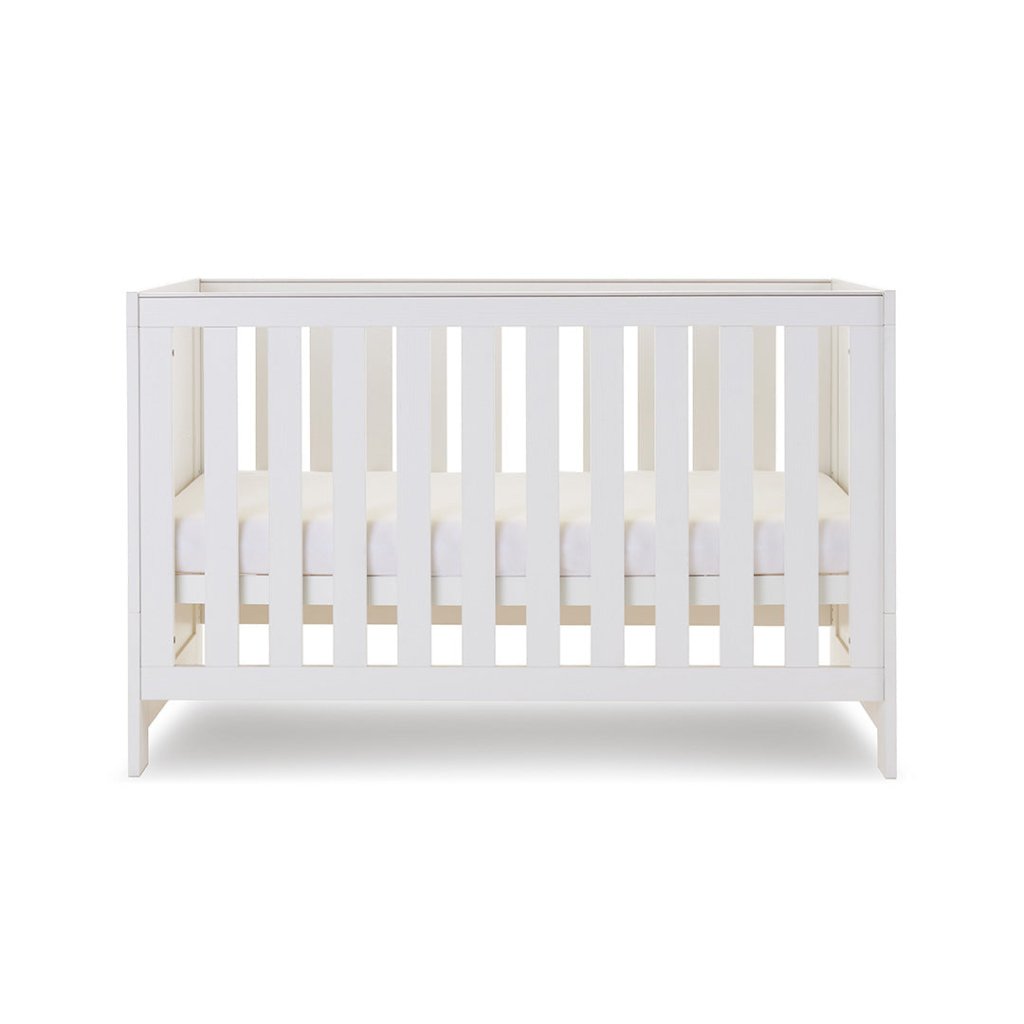 Bambinista-OBABY-Home-OBABY Nika Cot Bed - White Wash