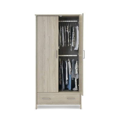 Bambinista-OBABY-Home-OBABY Nika Double Wardrobe - Grey Wash