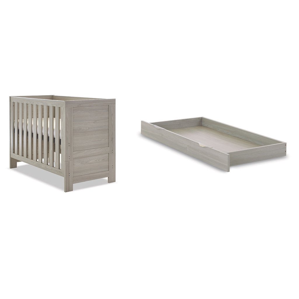 Bambinista-OBABY-Home-OBABY Nika Mini 2 Piece Room Set & Underdrawer - Grey Wash