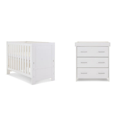 Bambinista-OBABY-Home-OBABY Nika Mini 2 Piece Room Set - White Wash