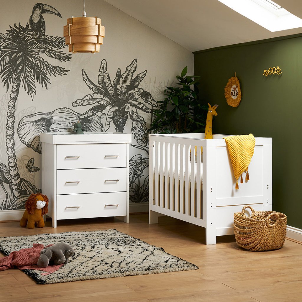 Bambinista-OBABY-Home-OBABY Nika Mini 2 Piece Room Set - White Wash