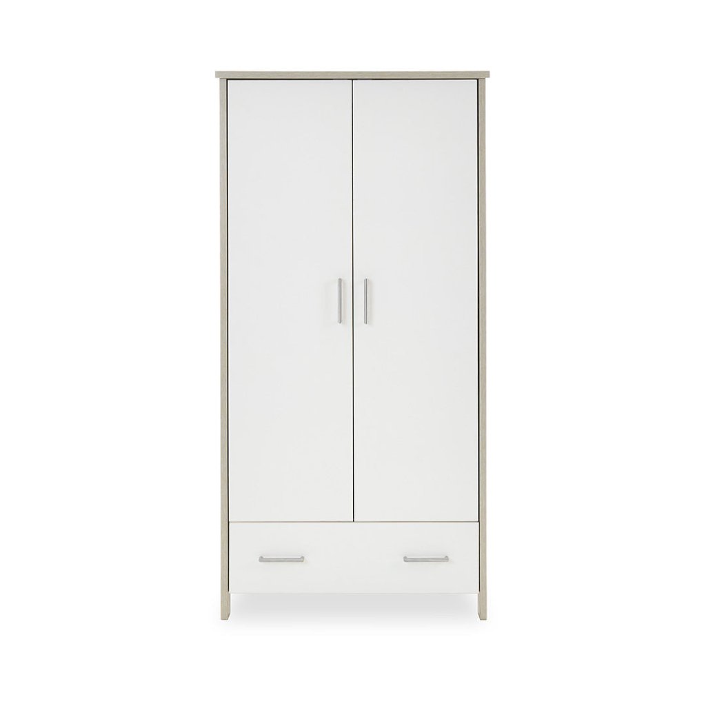 Bambinista-OBABY-Home-OBABY Nika Mini 3 Piece Room Set & Underdrawer - Grey Wash & White
