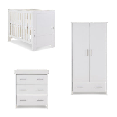 Bambinista-OBABY-Home-OBABY Nika Mini 3 Piece Room Set - White Wash