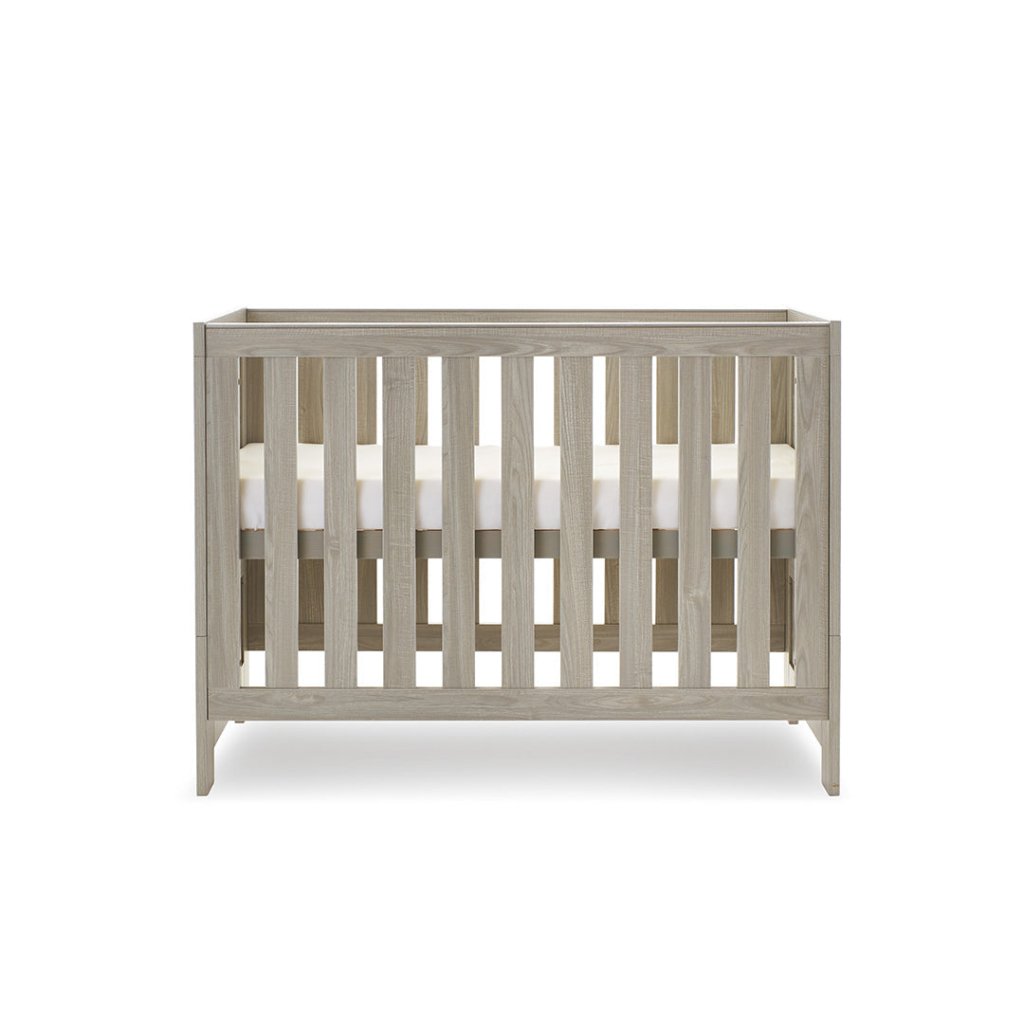 Bambinista-OBABY-Home-OBABY Nika Mini Cot Bed - Grey Wash