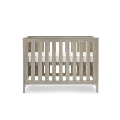 Bambinista-OBABY-Home-OBABY Nika Mini Cot Bed - Grey Wash