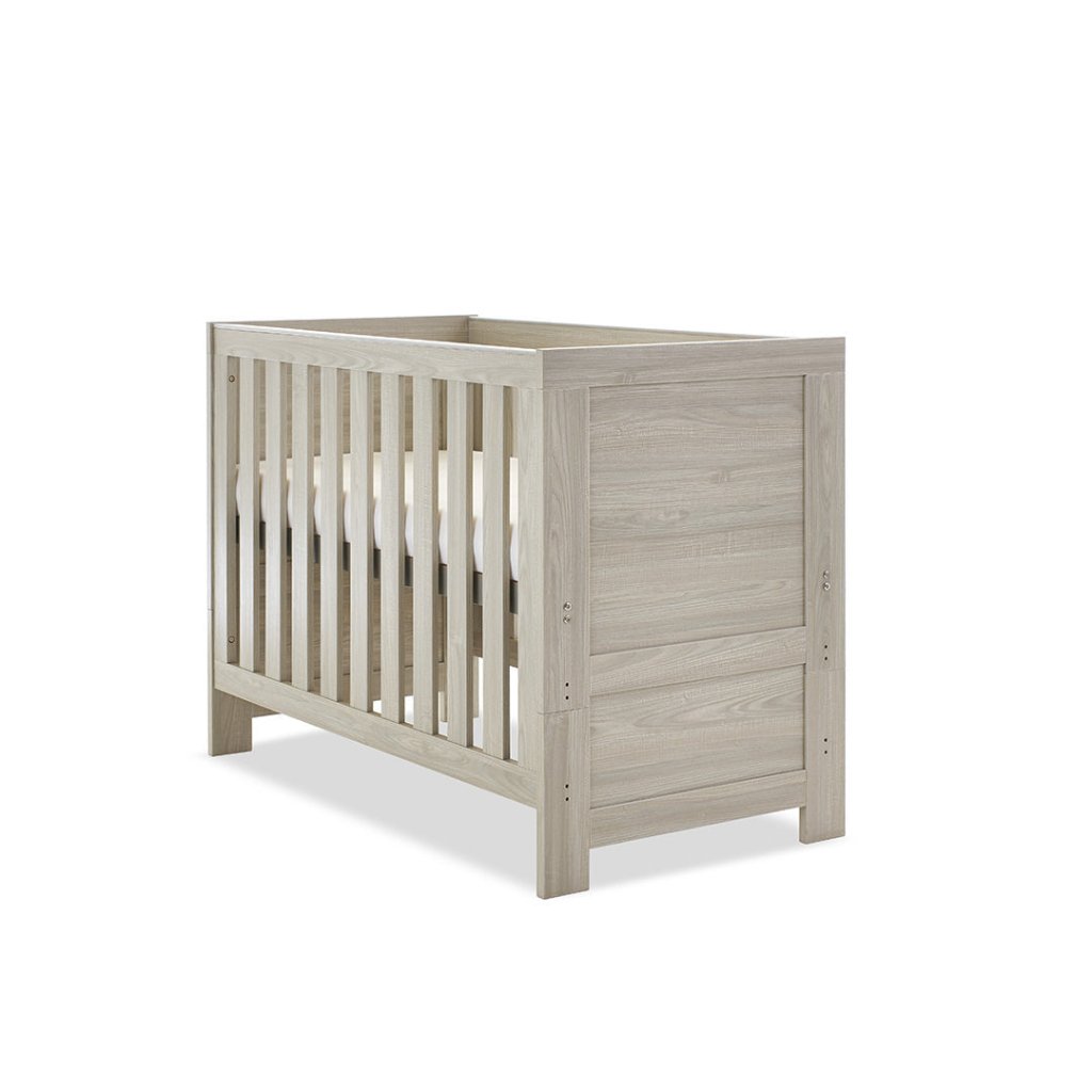 Bambinista-OBABY-Home-OBABY Nika Mini Cot Bed - Grey Wash