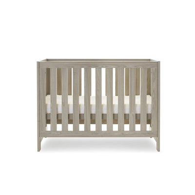 Bambinista-OBABY-Home-OBABY Nika Mini Cot Bed - Grey Wash